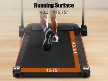 NEW Treadmills for Home, 2.5HP Quiet Folding Treadmill with Heart Rate Sensor, 300lbs Weight Capacity, 7.5MPH NEW Treadmills for Home, 2.5HP Quiet Folding Treadmill with Heart Rate Sensor, 300lbs Weight Capacity, 7.5MPH